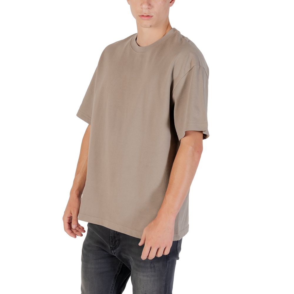 Gianni Lupo Beige Cotton T-Shirt