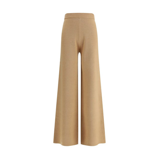 Max Mara Beige Wool Casual Pants