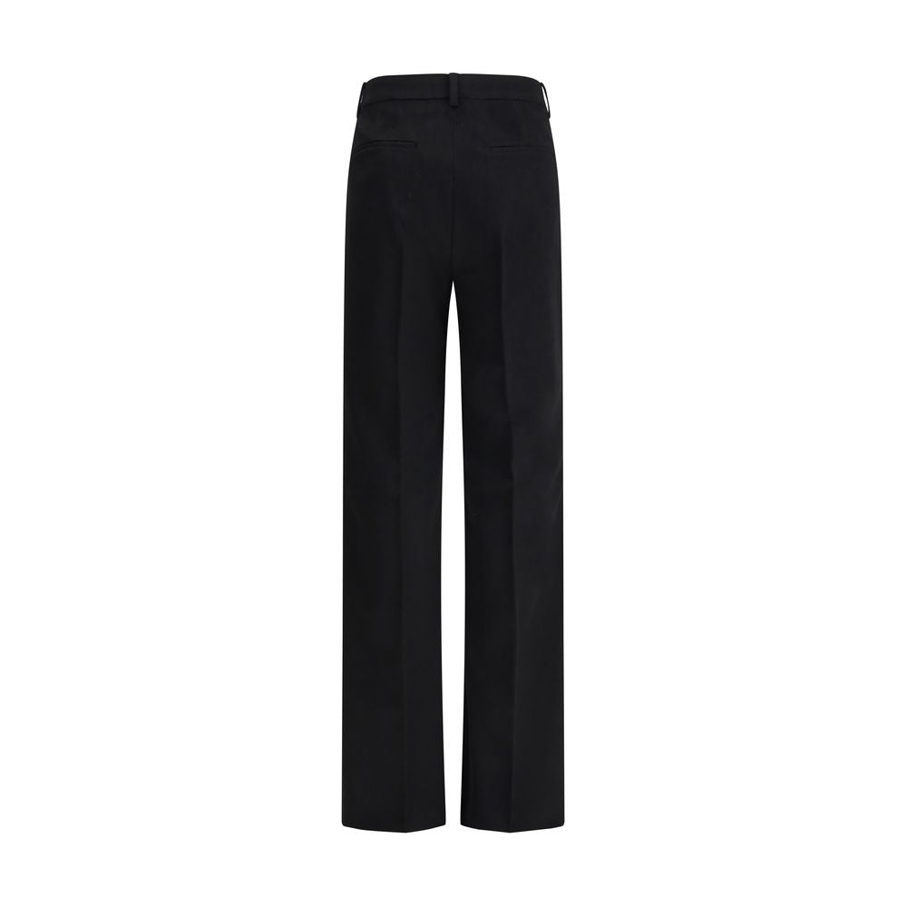 Max Mara Black Camel Hair  Casual Pants