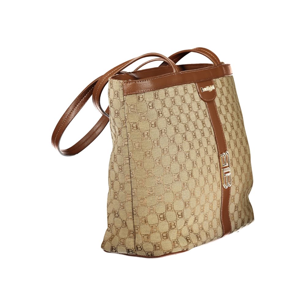 Laura Biagiotti Beige Polyester Handbag