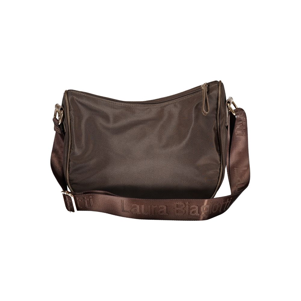 Laura Biagiotti Brown Polyester Handbag