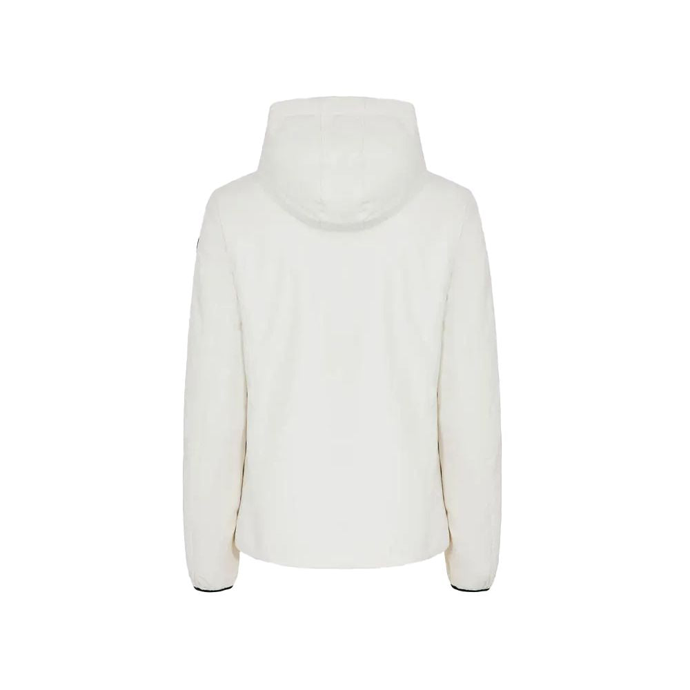 Suns White Polyester Jackets & Coat