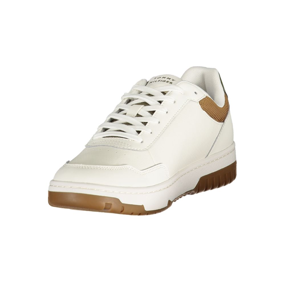 Tommy Hilfiger White Polyester Sneaker