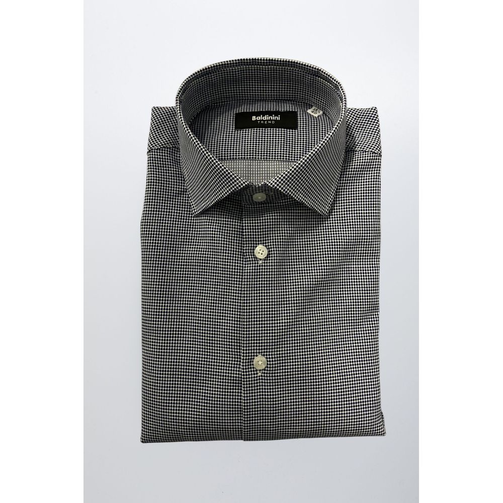 Baldinini Trend Blue Cotton Shirt