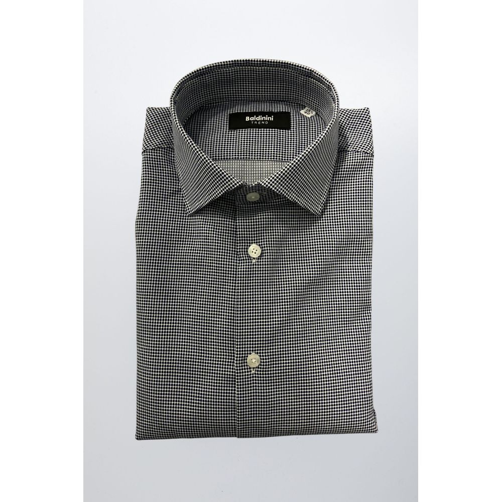 Baldinini Trend Blue Cotton Shirt