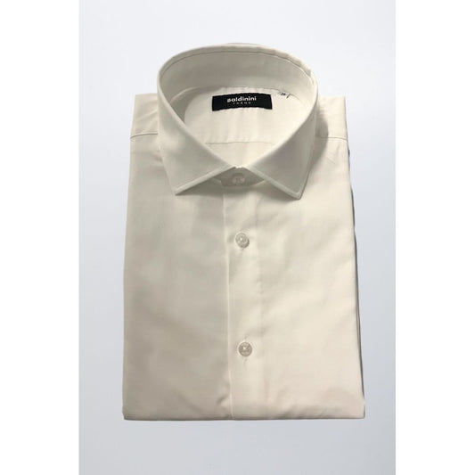 Baldinini Trend White Cotton Shirt