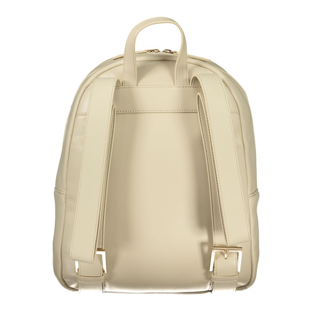 Mario Valentino Beige Polyethylene Backpack