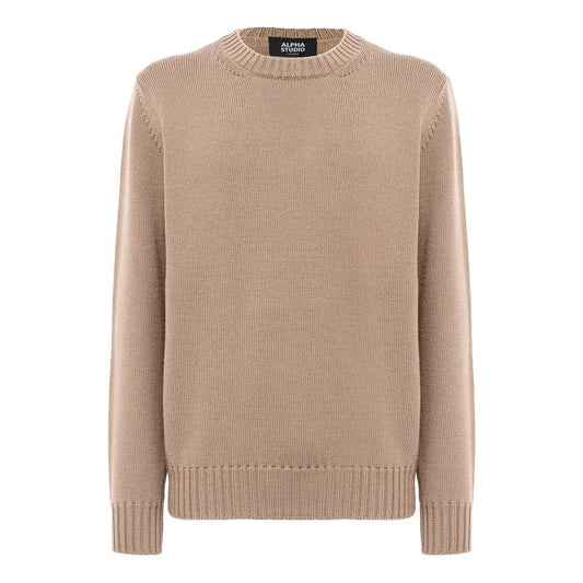 Alpha Studio Brown Cashmere Sweater
