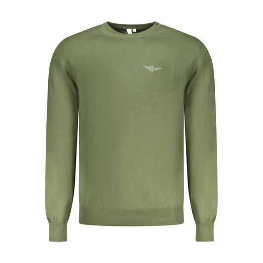 Accademia Militare Green Cotton Sweater