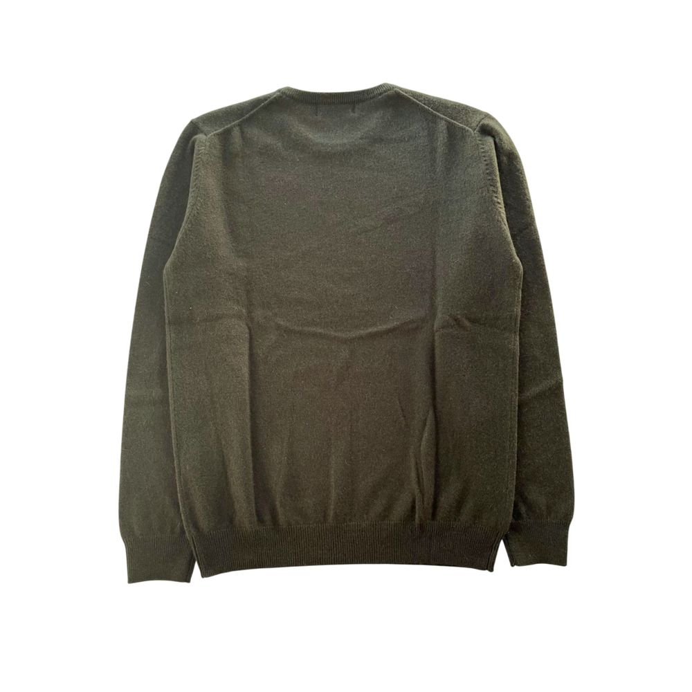 Baldinini Trend Green Cashmere Men Sweater
