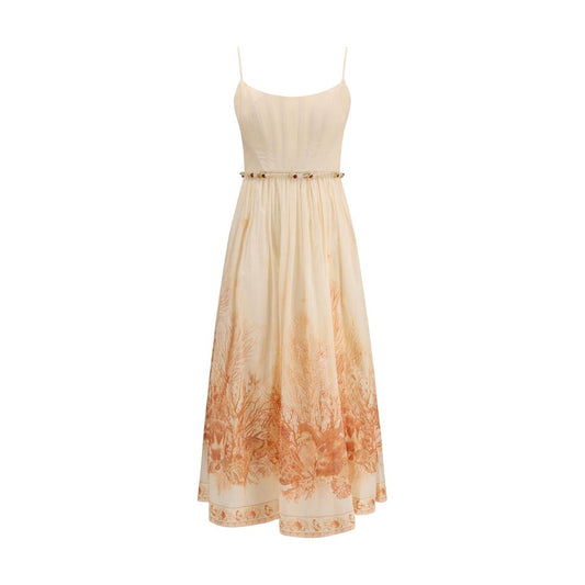 Zimmermann Multicolor Cotton Long Dress