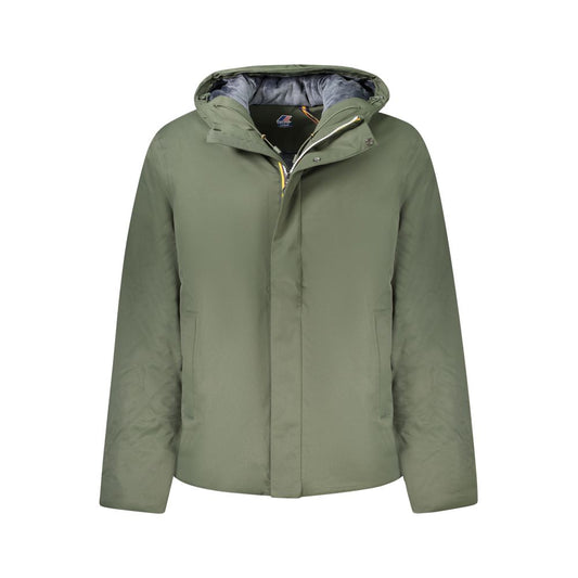 K-WAY Green Polyester Jackets & Coat