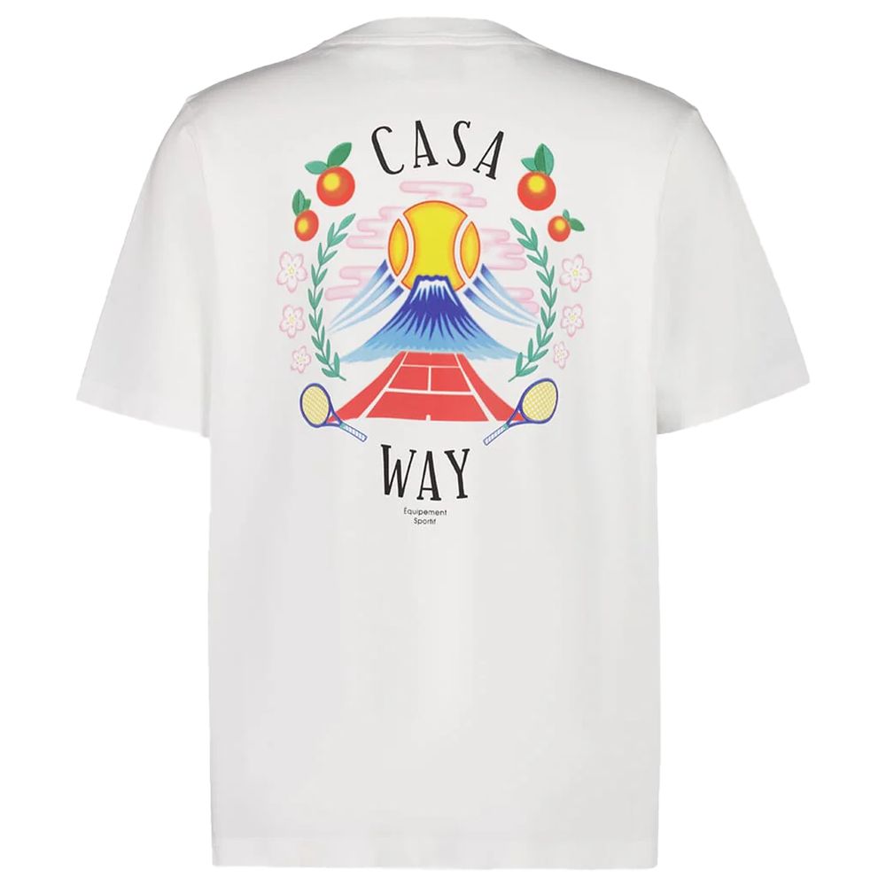 Casablanca White Cotton T-Shirt