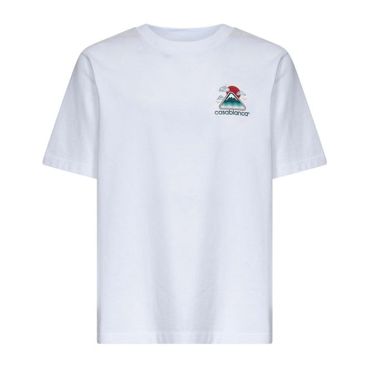 Casablanca White Cotton Men's T-Shirt