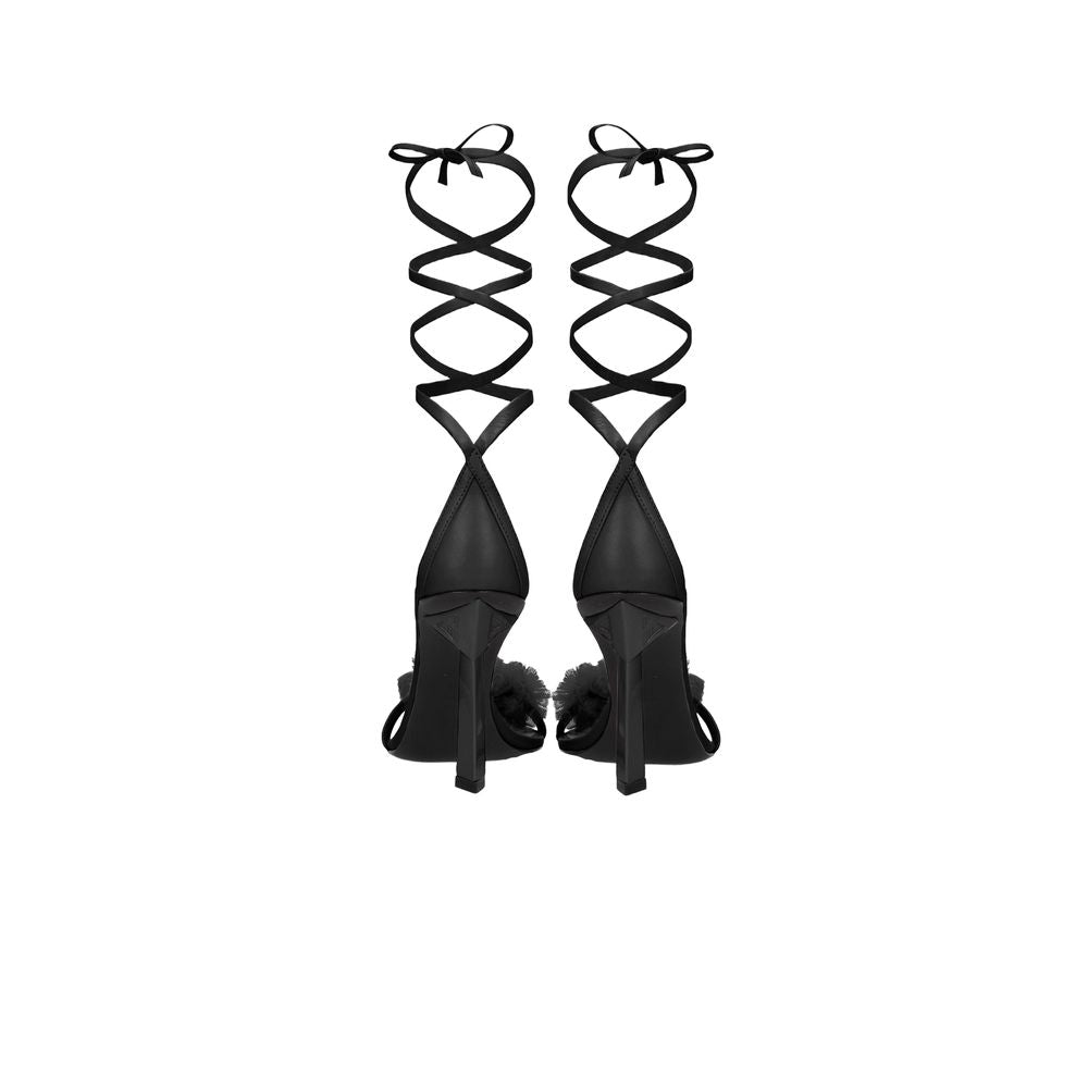 Aniye By Black Leather High Heel Pumps