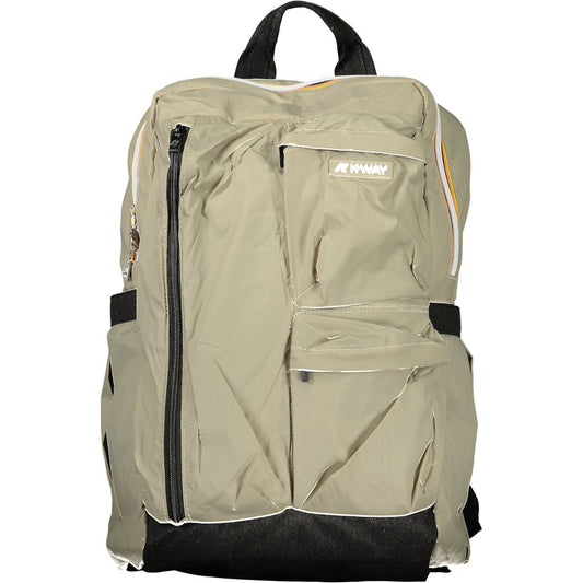K-WAY Gray Polyamide Men Backpack