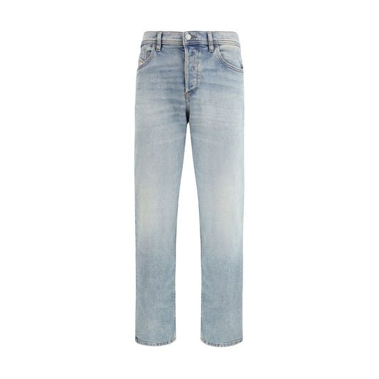 Diesel Blue Cotton Tapered Jeans