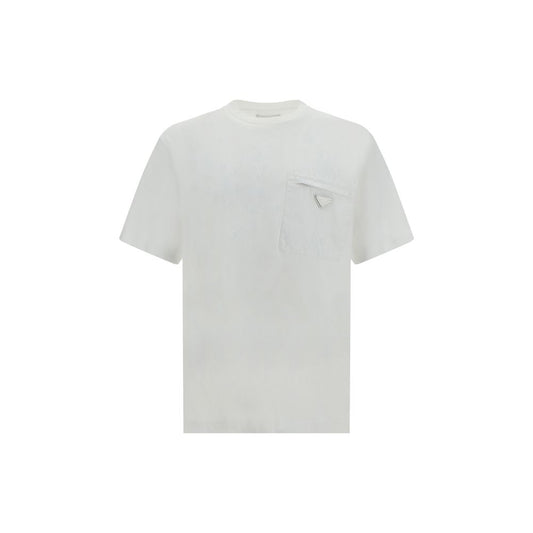 Prada White Cotton T-Shirt