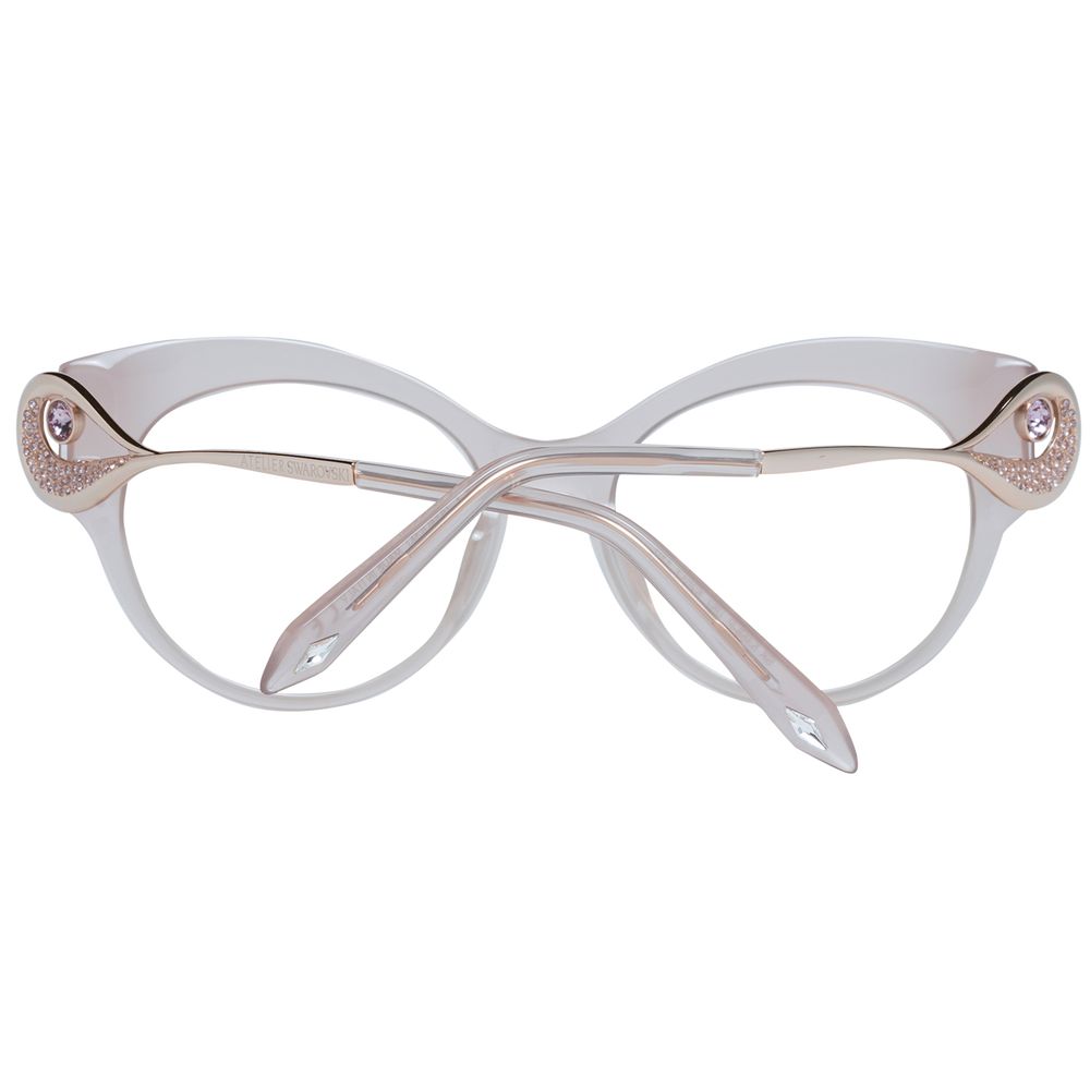 Atelier Swarovski Beige Plastic Glasses (Frames)