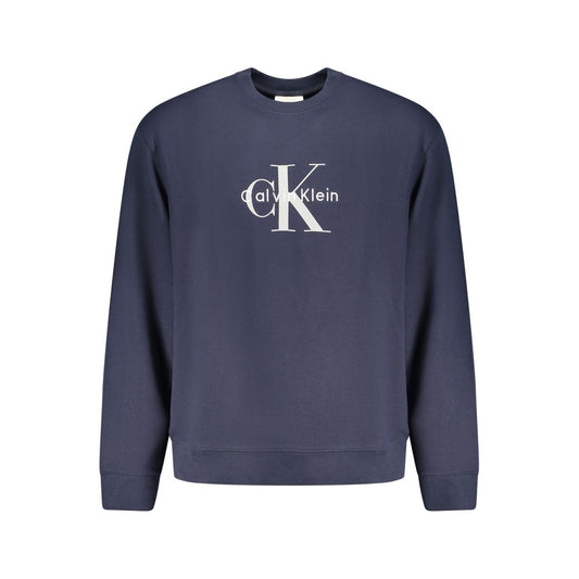 Calvin Klein Blue Cotton Sweatshirt