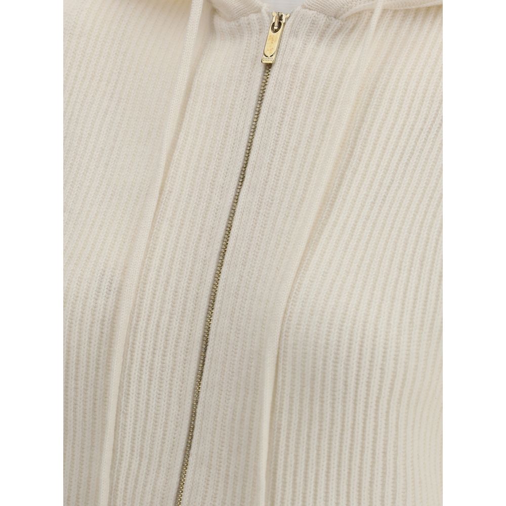 Max Mara White Wool Sweater
