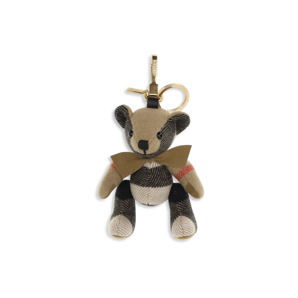 Burberry Beige Cashmere Keychain