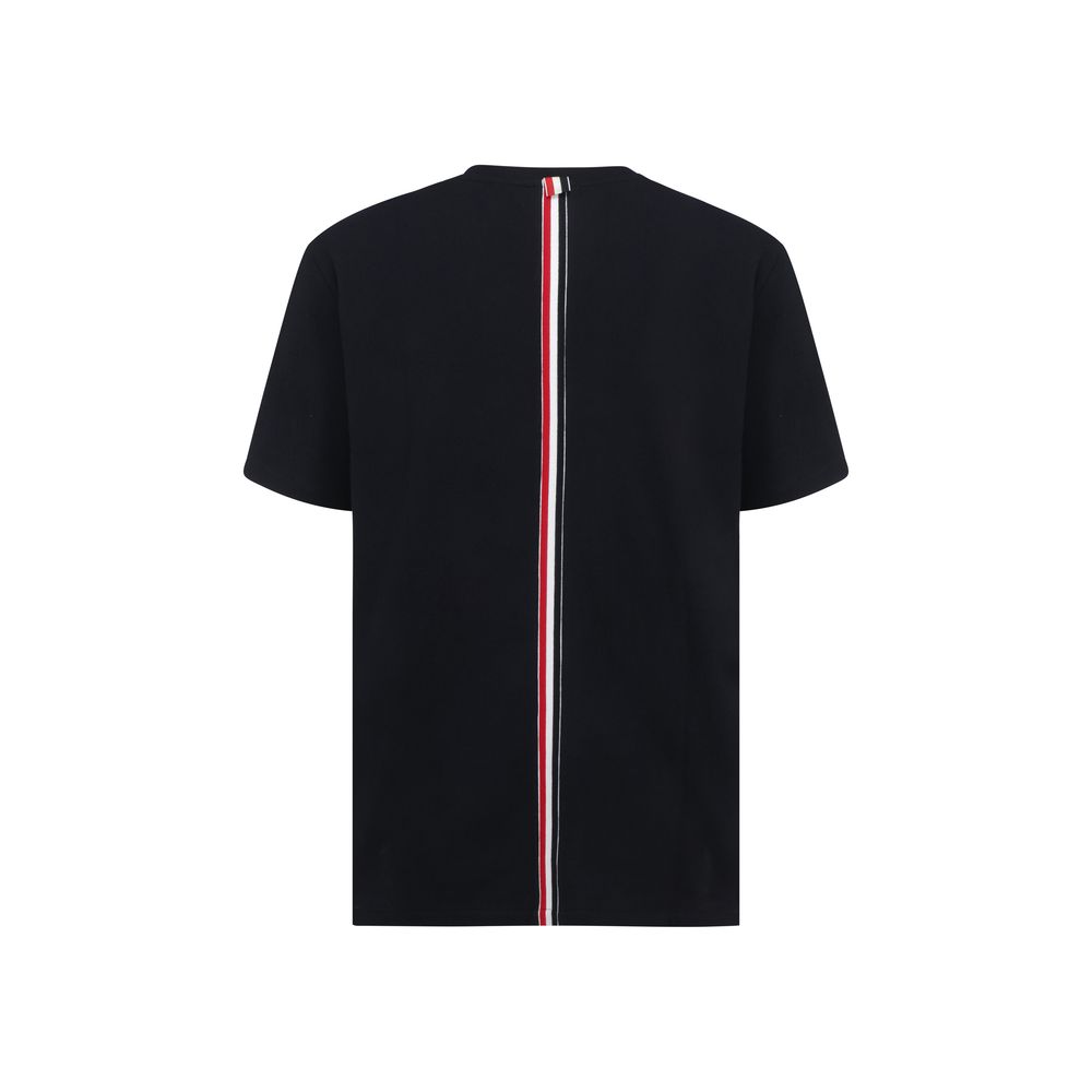Thom Browne Blue Cotton T-Shirt