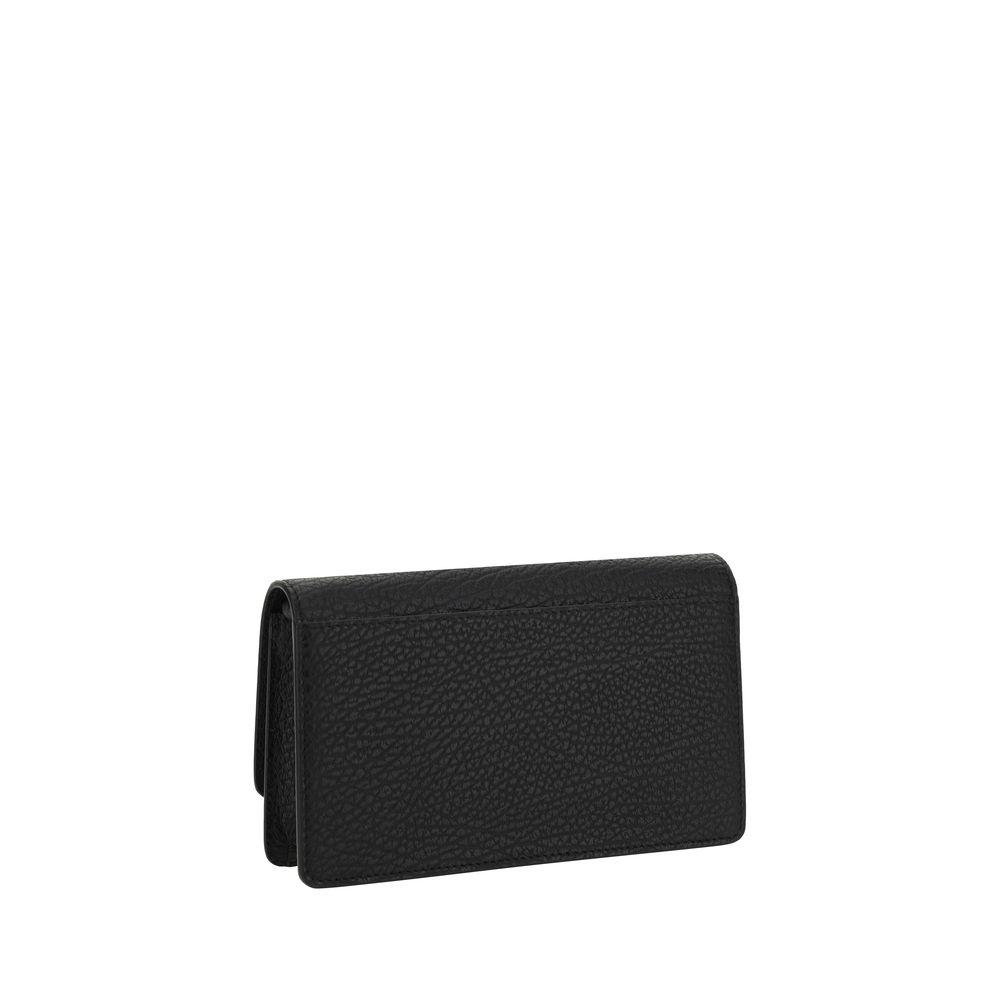 Margiela Black Calf Leather Bos Taurus Wallet