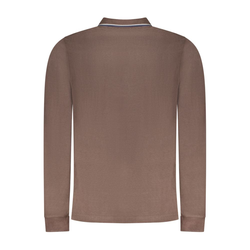 Norway 1963 Brown Cotton Men Polo Shirt