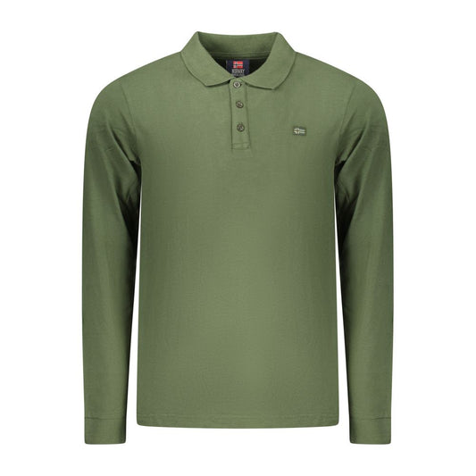 Norway 1963 Green Cotton Men Polo Shirt