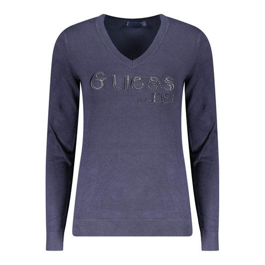 Guess Jeans Blu Viscose Women Sweater